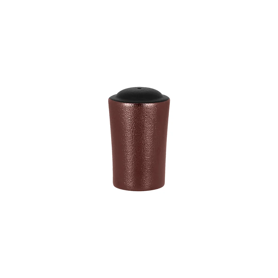 RAK Porcelain MFFDPS01BB Metal Pepper Shaker, 1-3/4" Dia x 3-1/8" H, Porcelain Bronze Finish - 6/Case