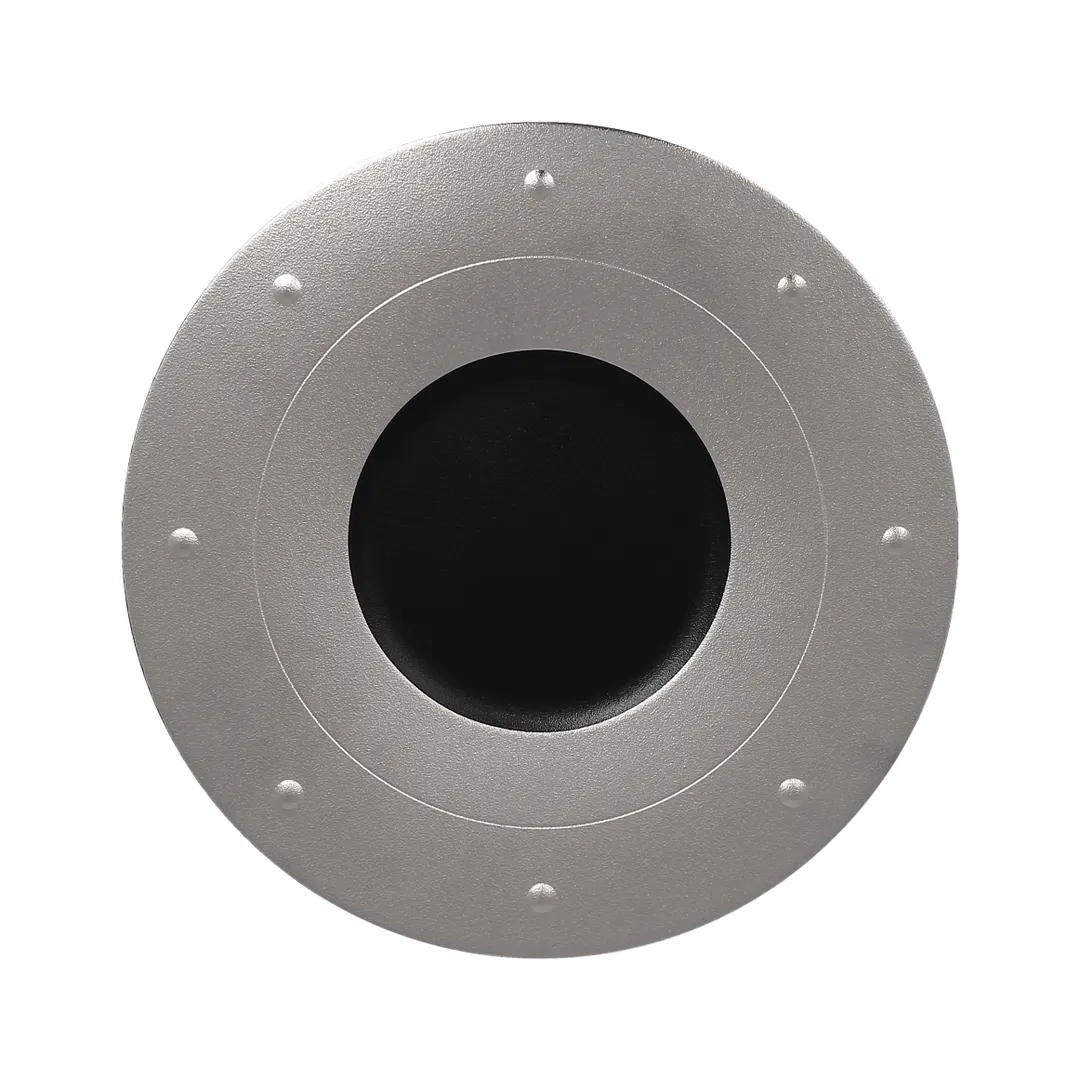 RAK Porcelain MFGDRP31SB Plate, 12"-3/16" Wide Rim Porcelain, Black Silver Finish - 6/Case