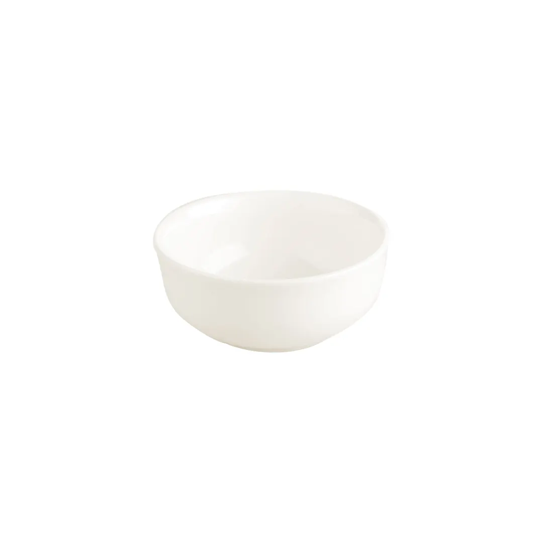 RAK Porcelain MNRD10 - Mini Max 4" White Bowl 7 oz, Dishwasher & Microwave Safe - 12/Case