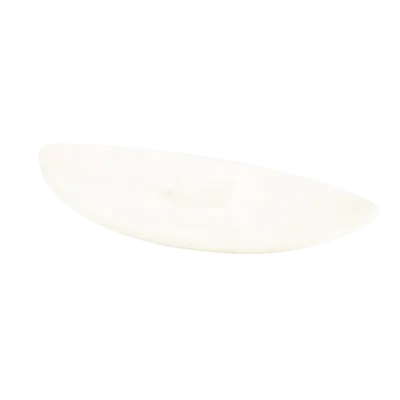 RAK Porcelain MNSBLD01 Max Lid 9" x 5-1/8" x 1" Porcelain Cover Dishwasher/Microwave Safe - 6/Case
