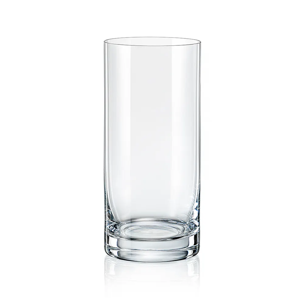 RAK Porcelain MODCLR15 - Cooler Glass, 15.9 Oz Round, 2.8" D x 6.3" H, Tempered Glass - 24/Case