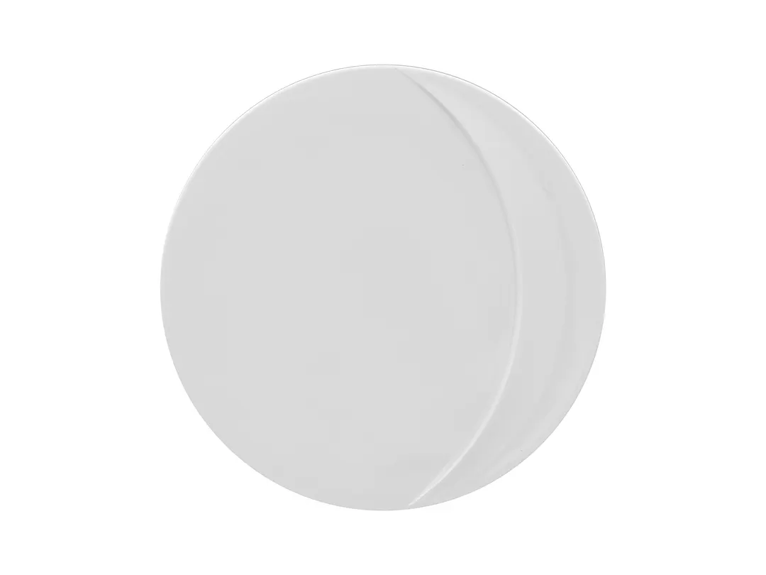 RAK Porcelain MOFP21 - Round Porcelain Lid, 8.25" Diameter, White Polaris, Fits Mobw20 - 12/Case