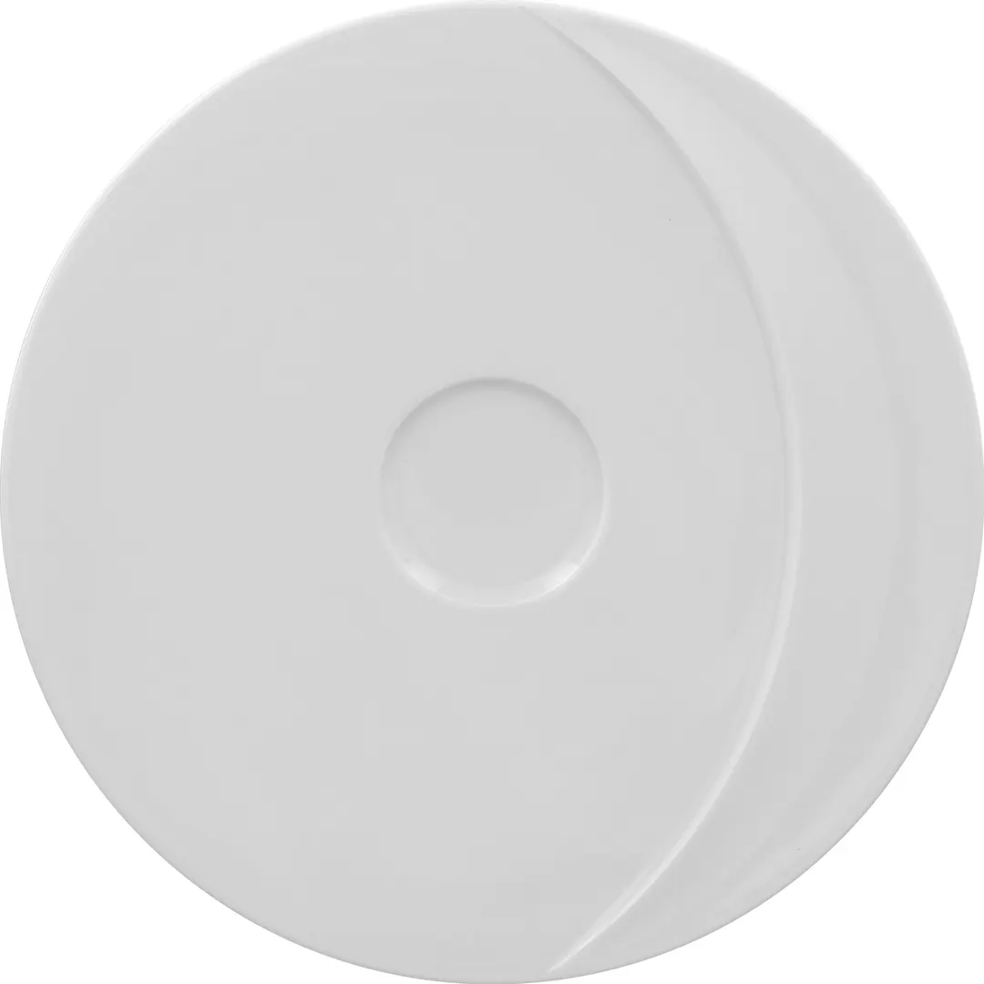 RAK Porcelain MOFP33 - Round 13" Gourmet Sushi Platter, White Porcelain, Flat Edge, 6/Case
