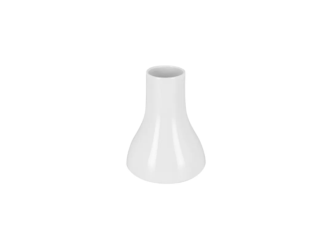 RAK Porcelain MOFV18 - White Porcelain Moon Bud Vase, 6.1 oz Capacity, Polaris Finish, - 6/Case