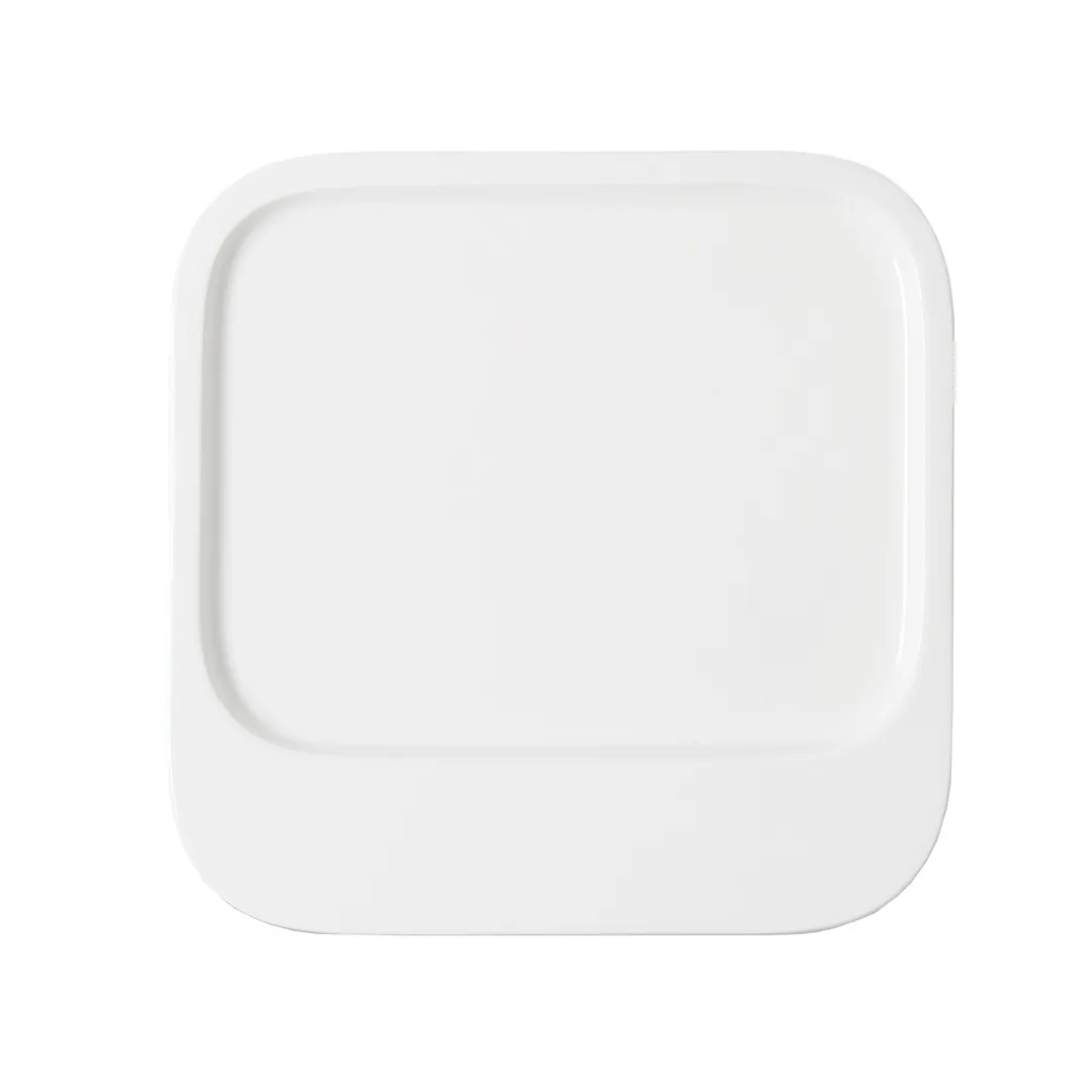 RAK Porcelain MSFP27 - Massilia Square China Plate, 10.5" x 10.5", White Porcelain, - 12/Case