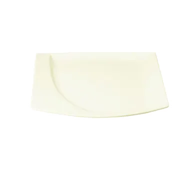 RAK Porcelain MZSP26 - Rectangular Plate, 10.25" x 9.19" Porcelain, Dishwasher Safe - 6/Case