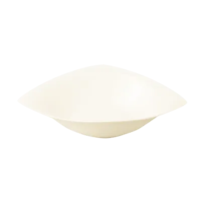 RAK Porcelain NAMB31 - Mini Max Triangular Bowl, 12" (32 oz) White Porcelain, Dishwasher Safe - 6/Case
