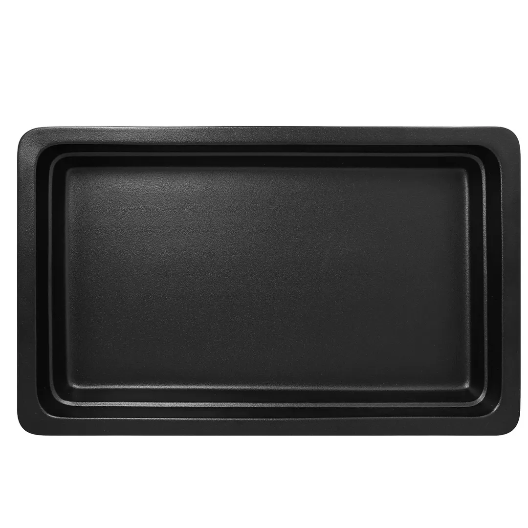 RAK Porcelain NFBU1.1BK Gastronorm Pan, 4.5 Qt (246 oz), 20" x 12" x 2", Volcano Black China - Case