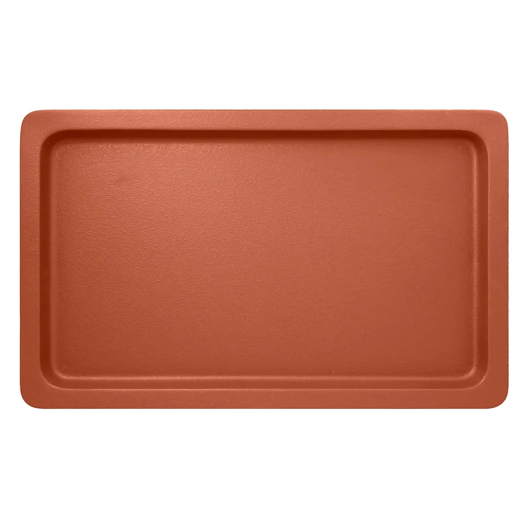 RAK Porcelain NFBU1.1FBW Pan, 74.4 oz (2.2 Qt), 20 6/7" x 12 4/5" x 4/5", Brown China, Oven Safe