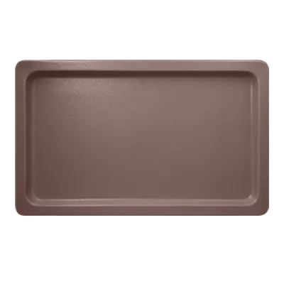 RAK Porcelain NFBU1.1FCB - GN 1/1 Food Pan, 74.4 oz, Chestnut Porcelain, Dishwasher Safe - 1/Case