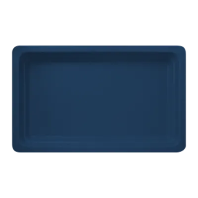 RAK Porcelain NFBU1.1TB GN 1/1 Food Pan, 246.85 oz, Teal Blue, Microwave Safe - 1/Case