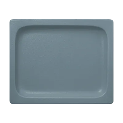 RAK Porcelain NFBU1.2FPG - 1/2 GN Food Pan, 43.95 oz, 12.8" x 10.7" x 0.8", Pitaya Grey - 1/Case
