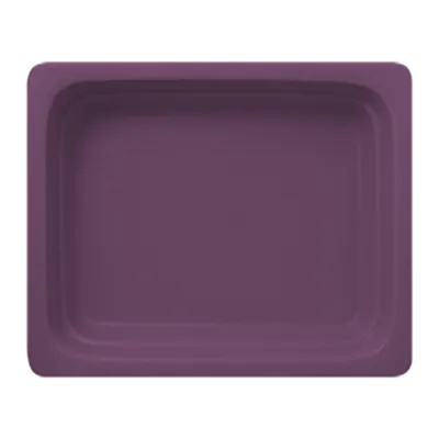 RAK Porcelain NFBU1.2PP - GN 1/2 Food Pan, 111.6 oz, 12" x 10.5" x 2.6", Plum Purple Porcelain