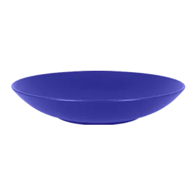 RAK Porcelain NFBUBC30BB - 11" Round Deep Coupe Bowl, 64 oz (2 Qt) Berry Blue, Oven Safe - 6/Case