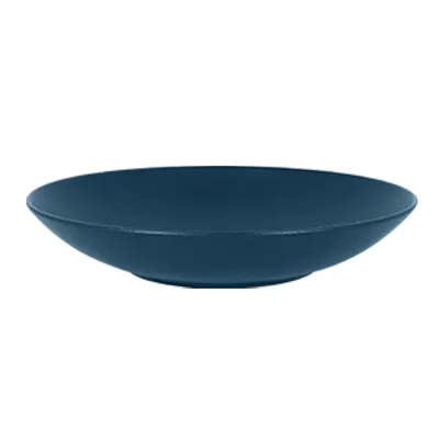 RAK Porcelain NFBUBC30TB - 11" Bowl, 64 oz (2 Qt) Blue Porcelain Microwave Safe - 6/Case