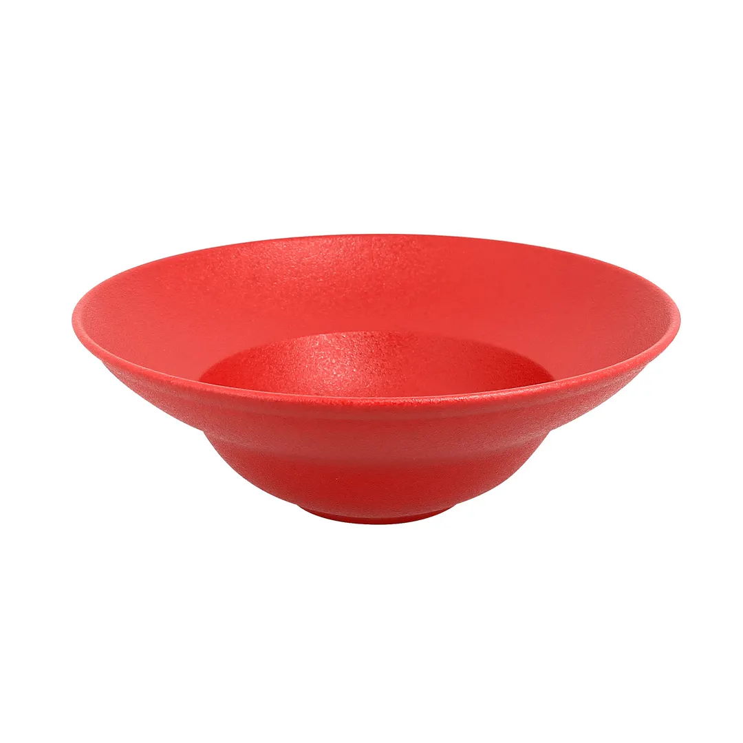 RAK Porcelain NFCLXD23BR - Bowl 9" Diameter 10.8 oz Ember Red Break‑Resistant - 6/Case