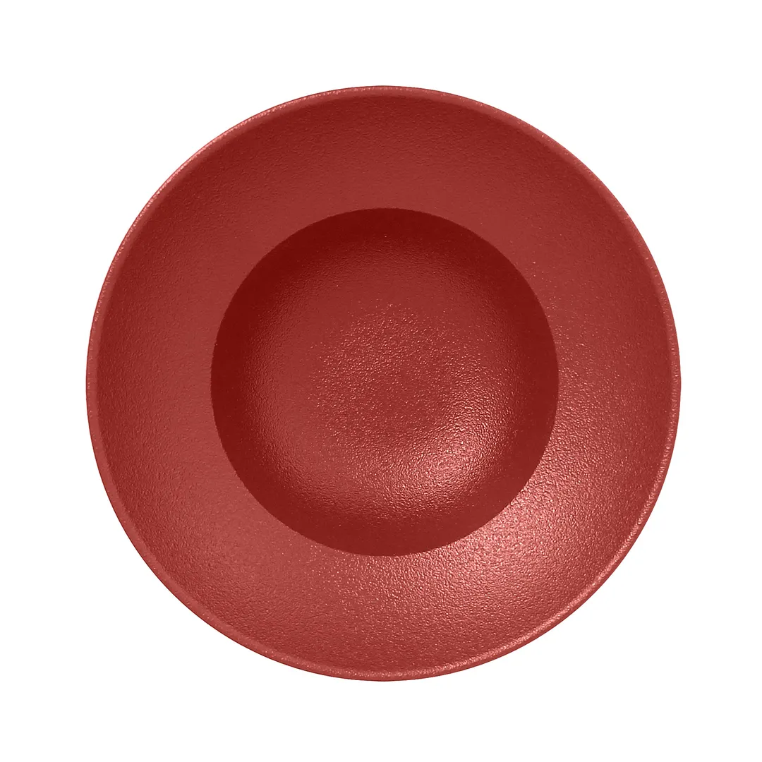 RAK Porcelain NFCLXD23DR - Round Bowl 9" 10.8 Oz Magma Dark Red Oven Safe - 6/Case