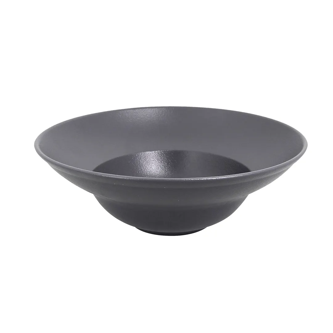 RAK Porcelain NFCLXD23GY - Round Bowl, 9" Dia, 10.8 oz, Gray China, Dishwasher Safe - 6/Case