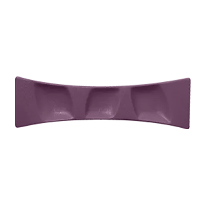 RAK Porcelain NFMZCP32PP - Plate, 12"3/5" x 3"3/4" Porcelain Bowl, Purple, Dishwasher Safe - 6/Case
