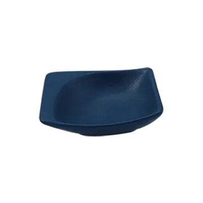 RAK Porcelain NFMZMS08TB Sauce Dish, 1.2 oz (3"-1/8" x 2"-15/16"), Blue Porcelain, Safe - 6/Case