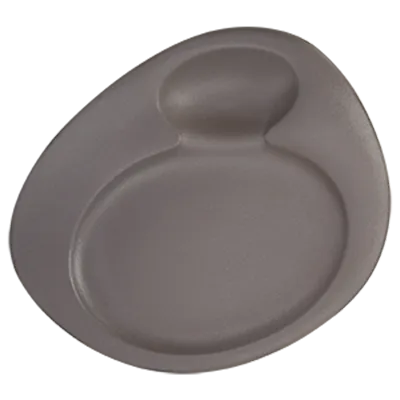 RAK Porcelain NFNBFP32CB Dinner Plate, 12‑3/5" x 10‑7/16" Porcelain, Microwave Safe - 6/Case