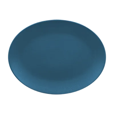 RAK Porcelain NFNNOP36TB - Platter, 14.15" L x 10.65" W, Blue Porcelain, Dishwasher Safe - 6/Case