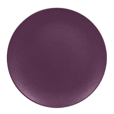 RAK Porcelain NFNNPR18PP Plate, 7-1/8" Round, Coupe Rim, Purple, Dishwasher Safe - 24/Case