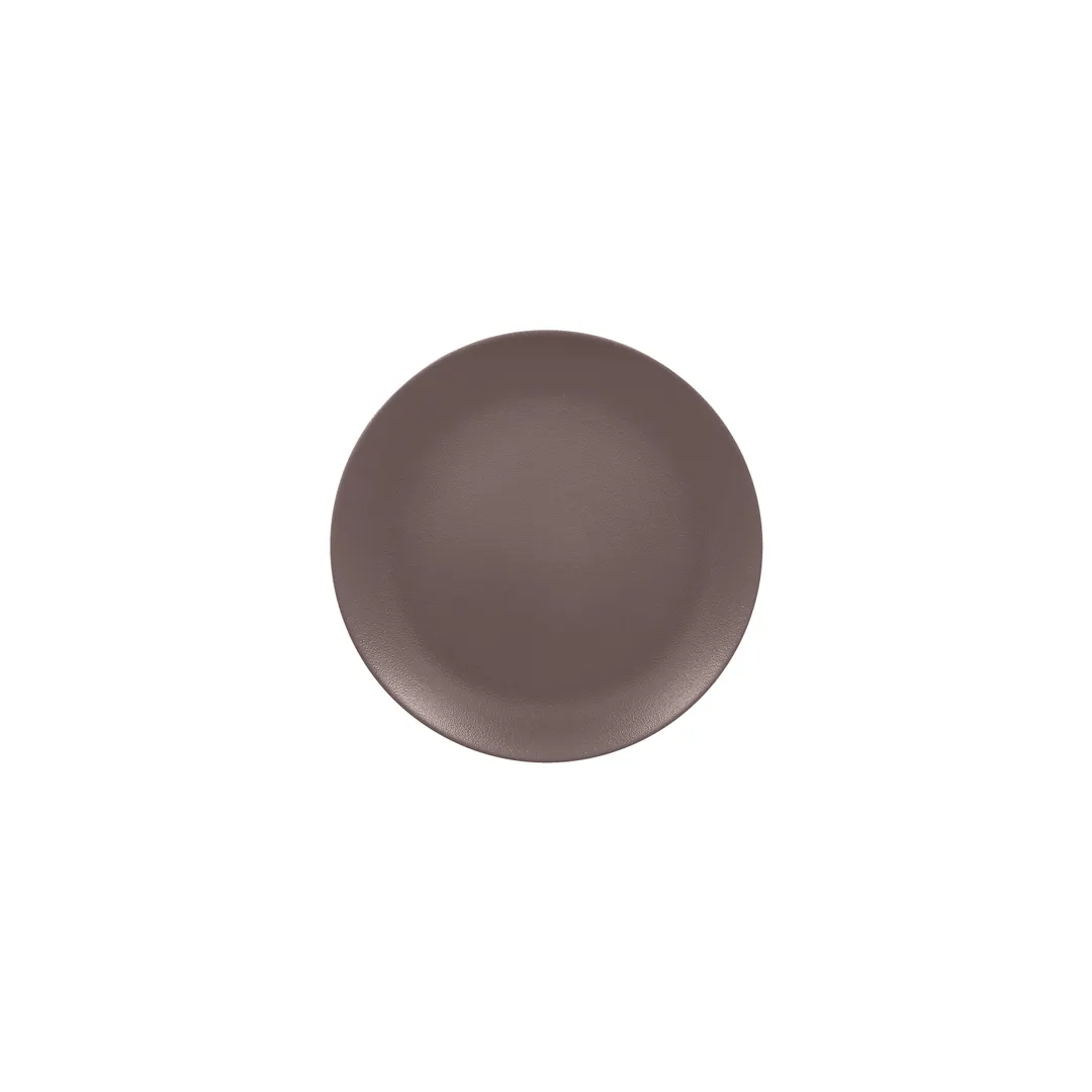 RAK Porcelain NFNNPR21CB Round Plate 8¼" Diameter Flat Coupe Rim Porcelain Dishwasher Safe - 12/Case