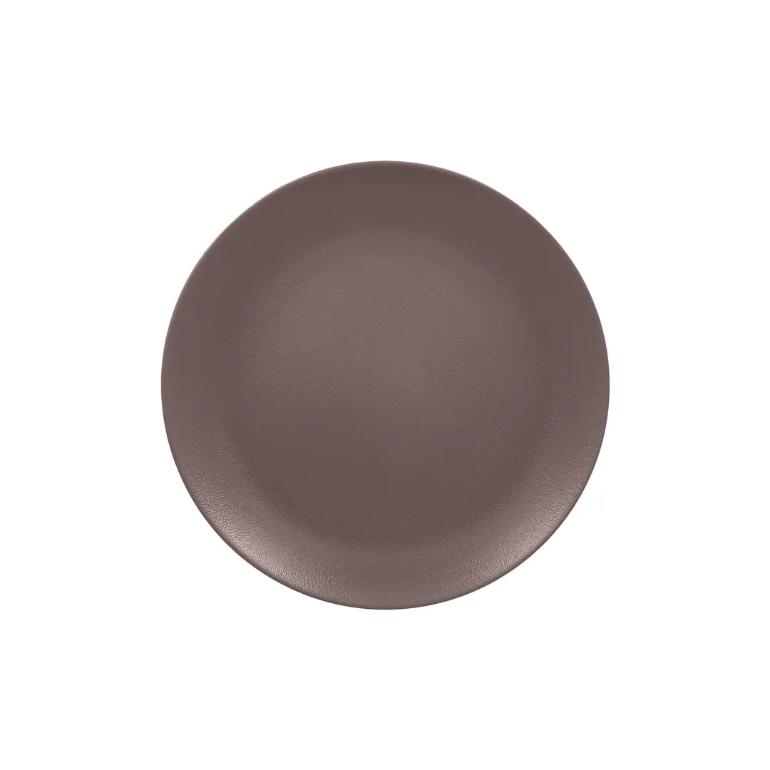 RAK Porcelain NFNNPR31CB Round Plate, 12"5 Diameter, Coupe Rim, Porcelain, Dishwasher Safe - 6/Case