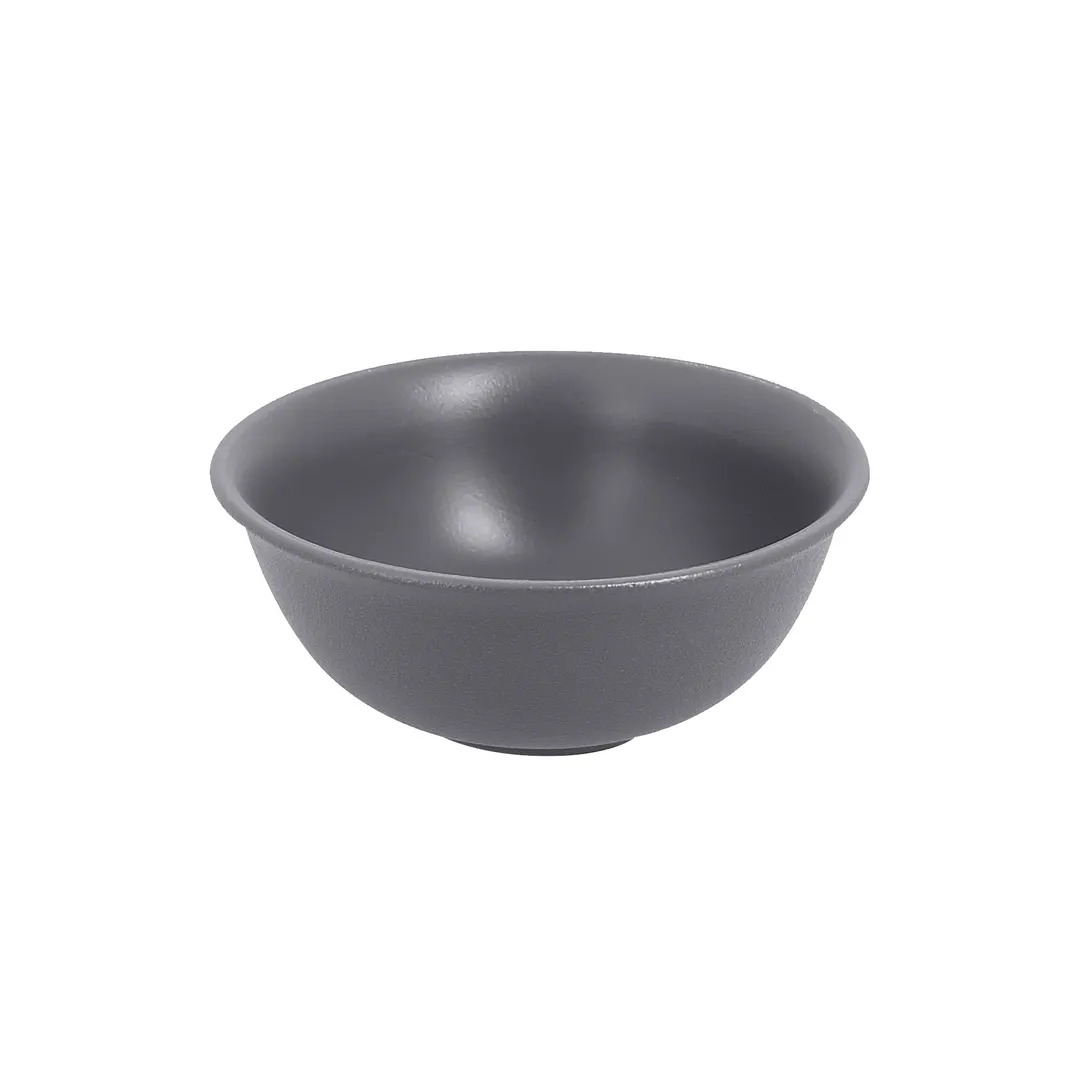 RAK Porcelain NFNNRB16GY - Round Rice Bowl, 6" Dia, 19.5 Oz, Stone Gray China, Dishwasher Safe - 12/Case