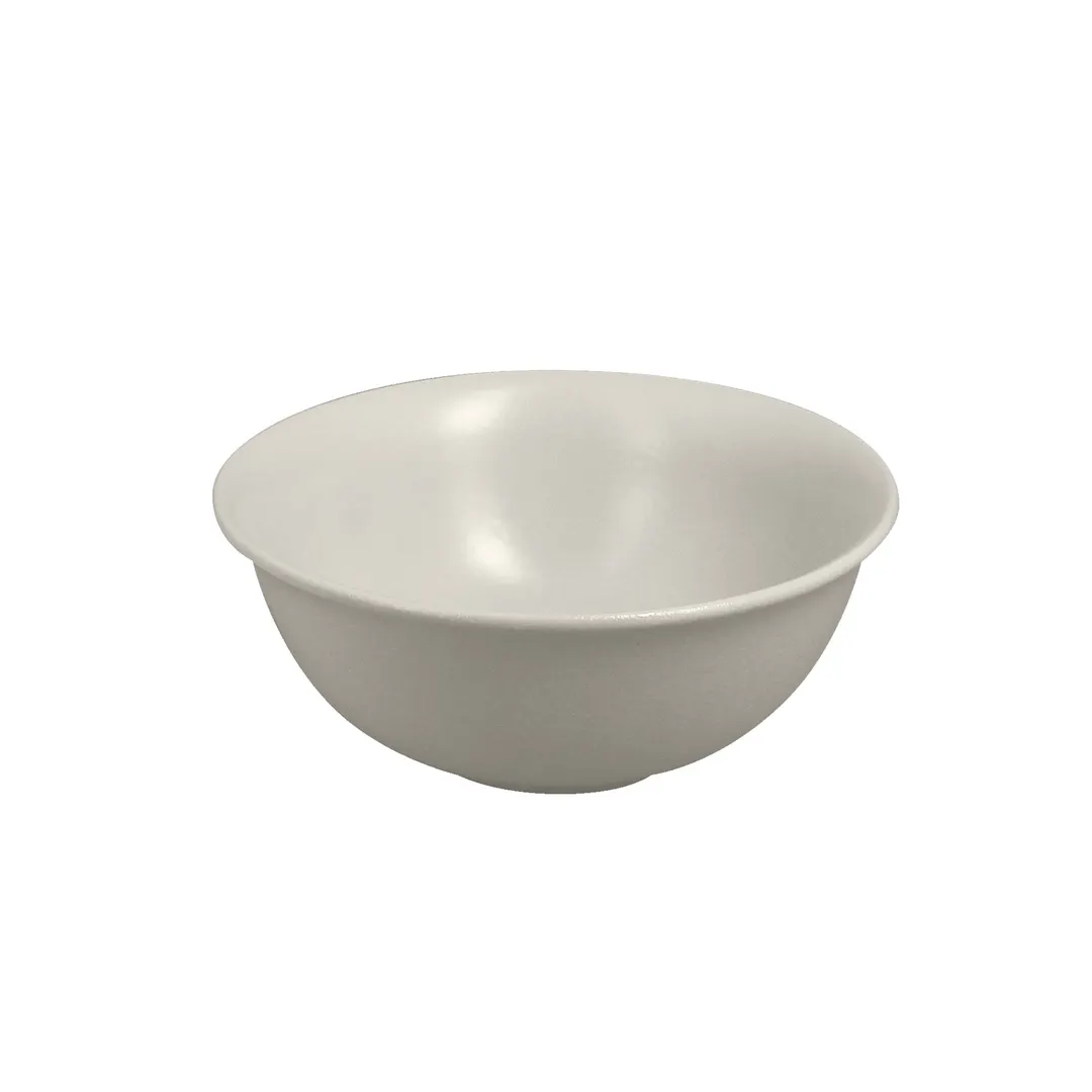 RAK Porcelain NFNNRB16WH - Rice Bowl, 6" Diameter, 19.5 oz, Stone White Dishwasher Safe - 12/Case