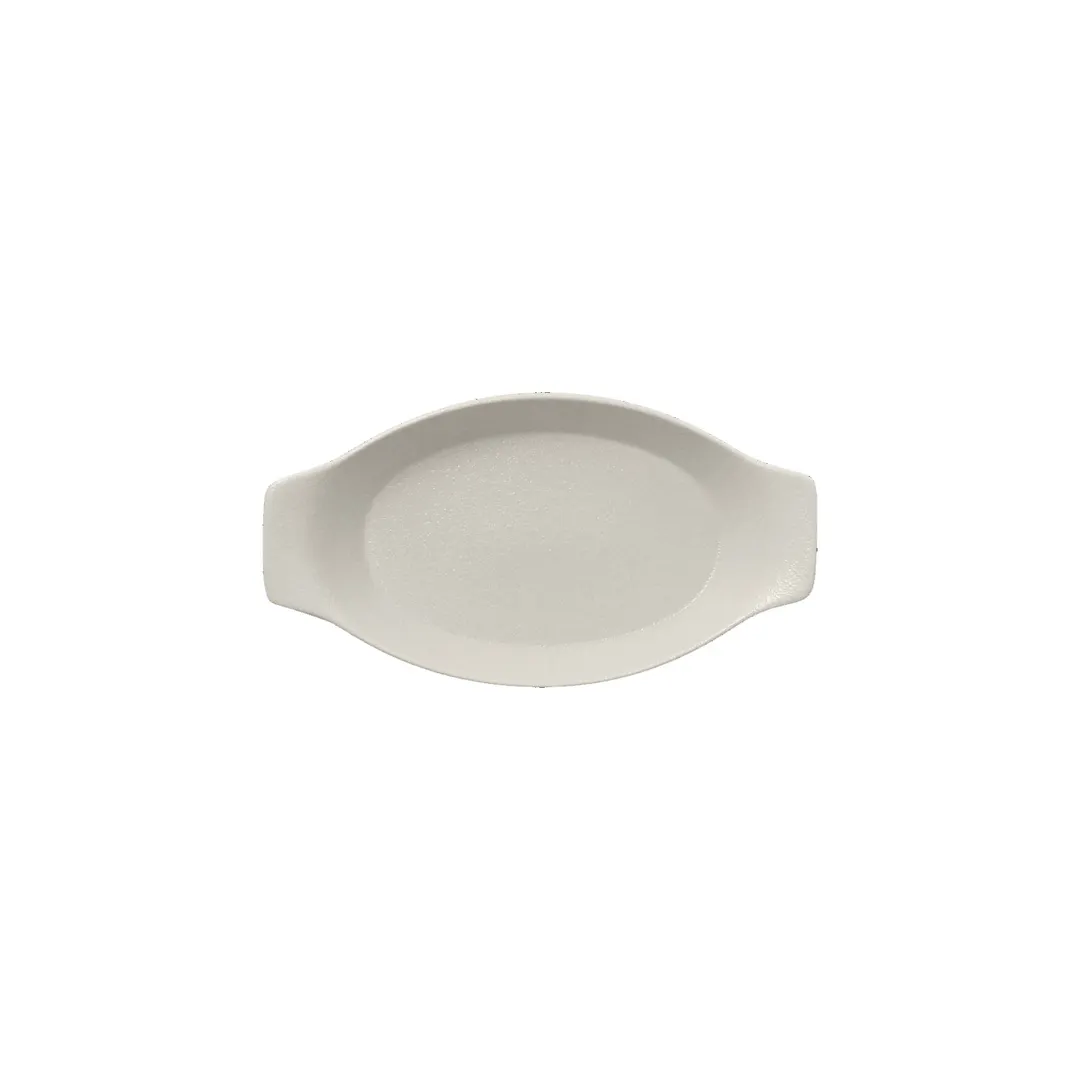RAK Porcelain NFOPOD20WH Baking Dish, 6.75 oz, 7-7/8" x 4-1/3", Sand White, Oven Safe - 12/Case