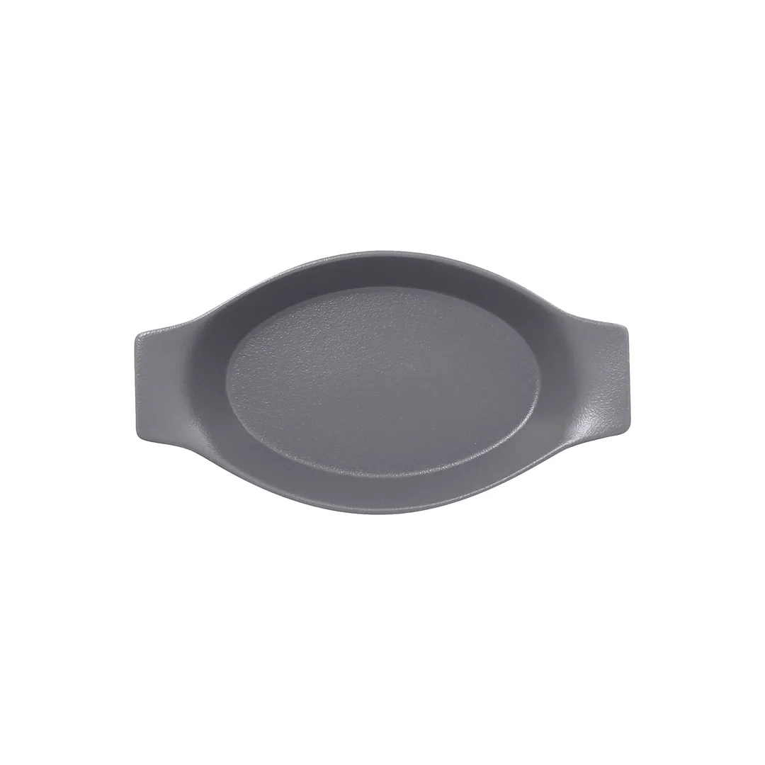 RAK Porcelain NFOPOD25GY - Oval Baking Dish 11 oz (9" x 5"), Gray, Oven/Microwave Safe - 24/Case