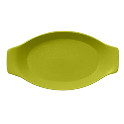 RAK Porcelain NFOPOD30KG Oval Bowl, 26.35 oz (11.8" x 6.3"), Porcelain, Kiki Green - 6/Case