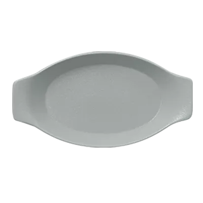 RAK Porcelain NFOPOD30PG - Oval Baking Dish, 26.35 oz (11" x 6"), Grey Porcelain, Safe - 6/Case