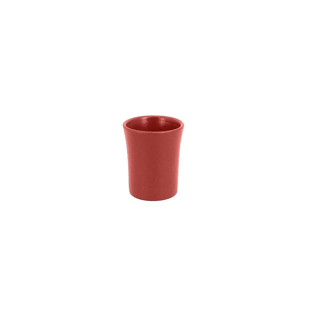 RAK Porcelain NFSPCU09DR - Saffron Cup 3.05 oz (2.35" Dia.) Dark Red, Oven/Microwave Safe - 12/Case