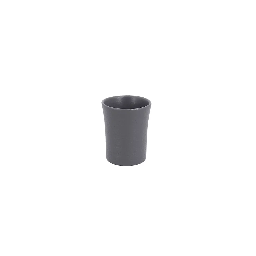 RAK Porcelain NFSPCU09GY Saffron Cup, 3.05 oz (2.35" Dia), Stone Gray, Oven/Microwave Safe - 12/Case