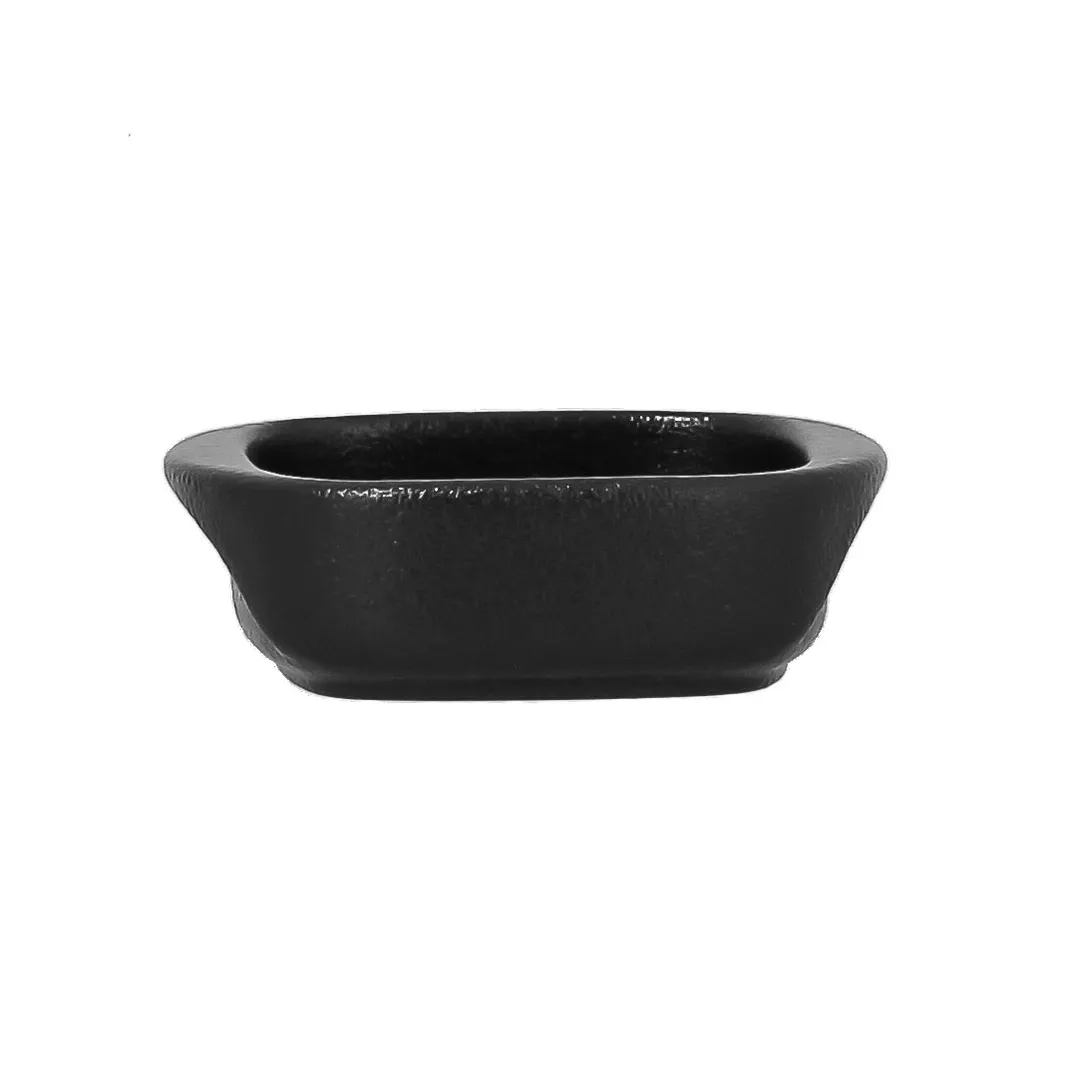 RAK Porcelain NFSTSED09 Square China Plate 2.55" x 2.55" Porcelain Oven/Microwave Safe - 12/Case