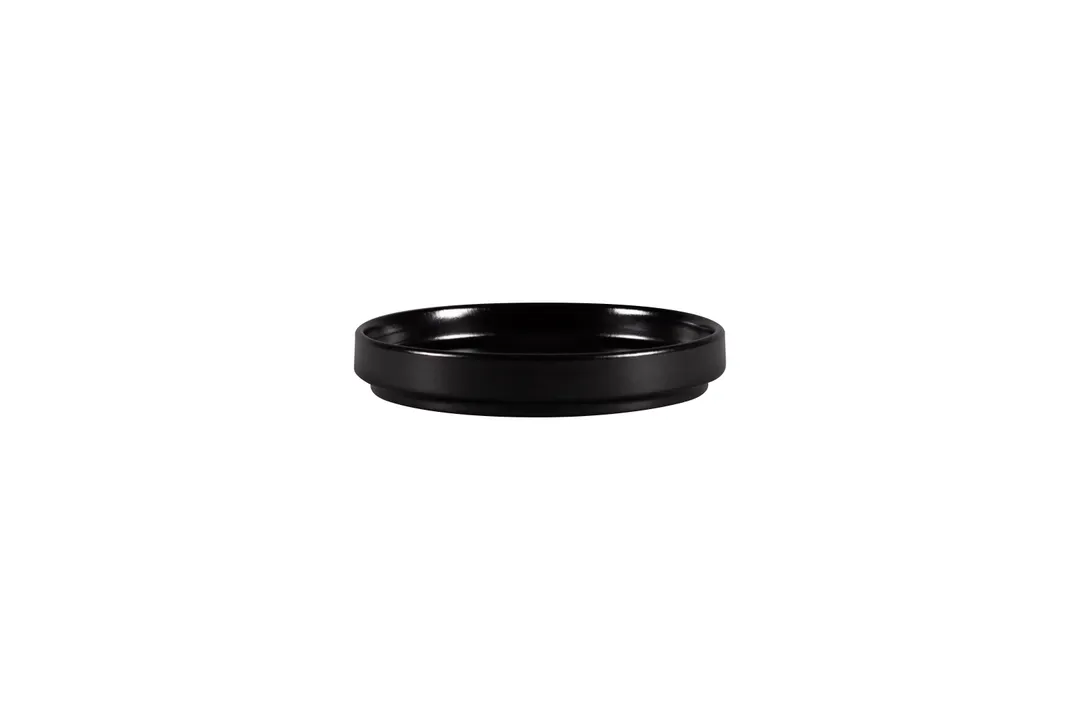 RAK Porcelain NOLD14BKM - 5.5" Rimless Plate Lid, Flat Black Matte China, 12/Case