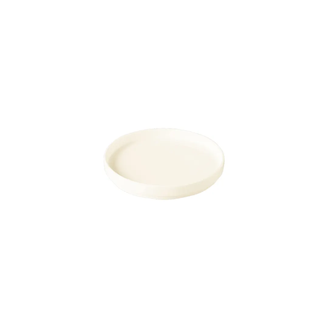 RAK Porcelain NOLD16 - Round Porcelain Plate 6.3" Flat Rimless, Dishwasher Safe - 12/Case