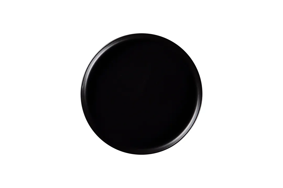 RAK Porcelain NOLD23BKM - 9.1" Rimless Plate Lid, Flat Black Matte China, 9.1" Diameter, Case Pack