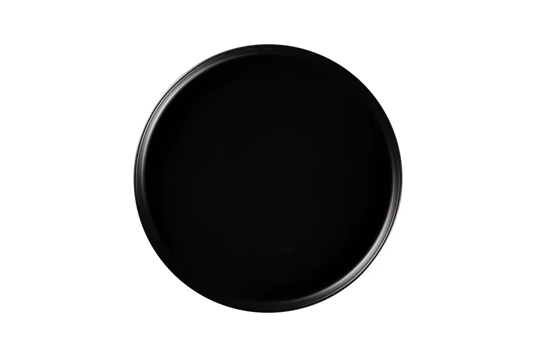 RAK Porcelain NOLD27BKM - 10.65" Rimless Plate Lid, Flat Black Matte China, 10.65" Diameter - Case