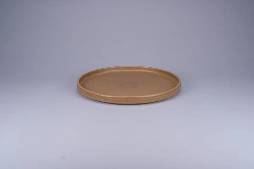 RAK Porcelain NOLD27SAB - Selva Rimless Plate, 10.7" Diameter, Brown Porcelain Round - 6/Case