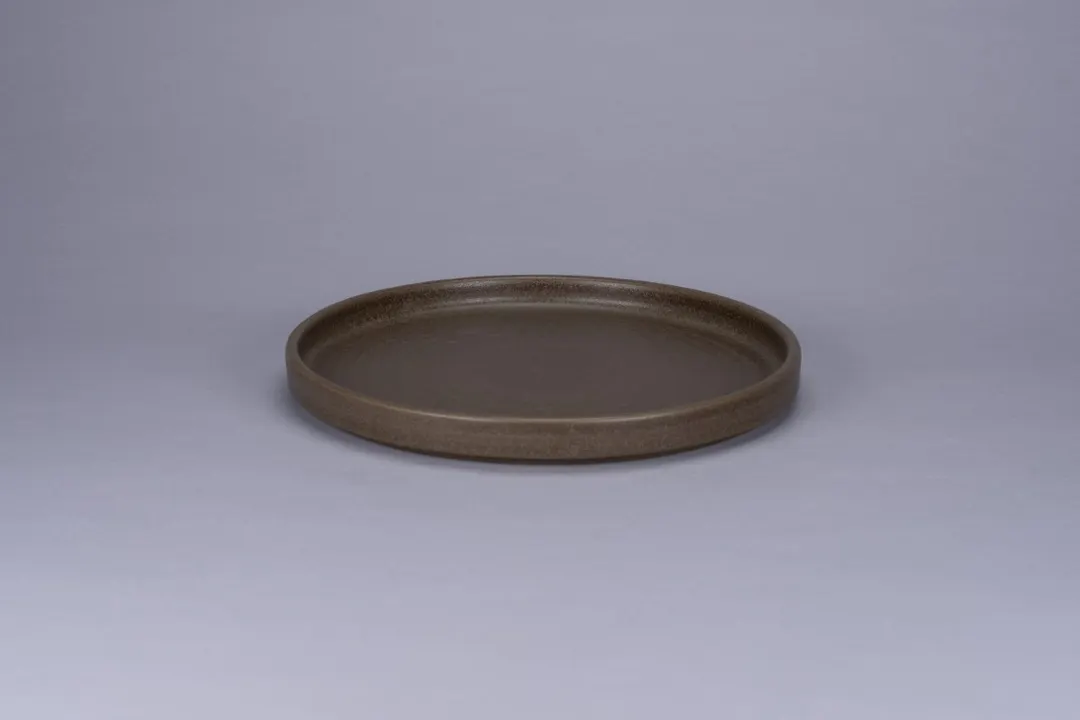 RAK Porcelain NOLD27SDB - Selva Plate, 10.7" Diameter, Brown, Oven/Microwave/Freezer Safe - 6/Case