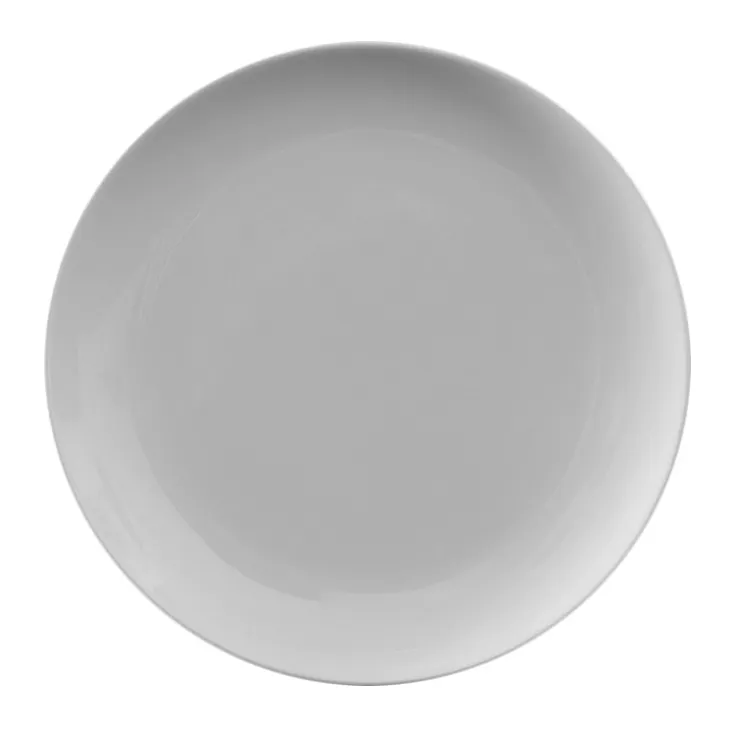RAK Porcelain ONPR27 - Orion Round Plate, 10.625" Diameter, Rimless White Porcelain, 12/Case