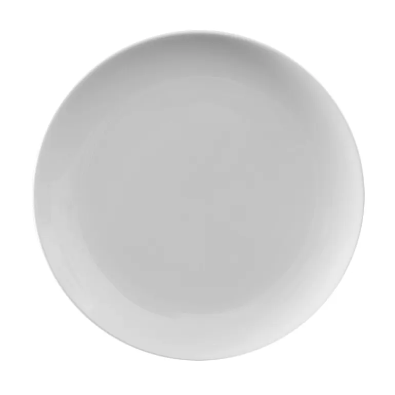 RAK Porcelain ONPR29 Orion Round Plate, 11.375" Diameter White Rimless Porcelain, 12/Case