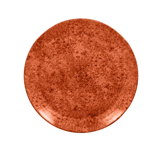 RAK Porcelain OXNNPR28 Round Plate 11" Diameter Flat Coupe Rim Porcelain Safe - 12/Case