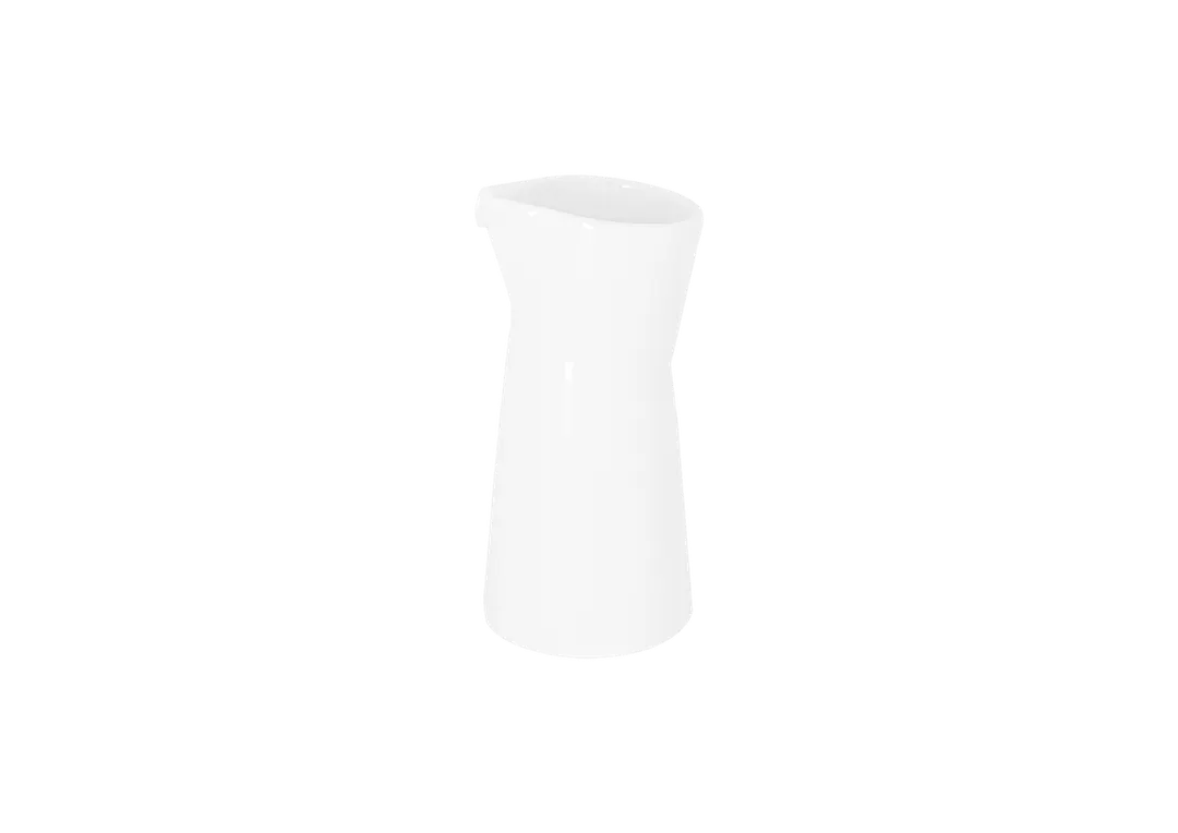 RAK Porcelain PLGIJU25 Jug, 5.3" Height, 8.45 oz Porcelain, Handle‑Free, Dishwasher Safe - 12/Case