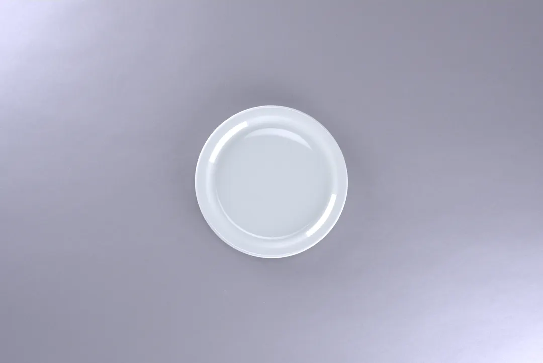 RAK Porcelain PLSKRFP16 Round Narrow Rim Plate, 6.29" Diameter, White Porcelain - 24/Case