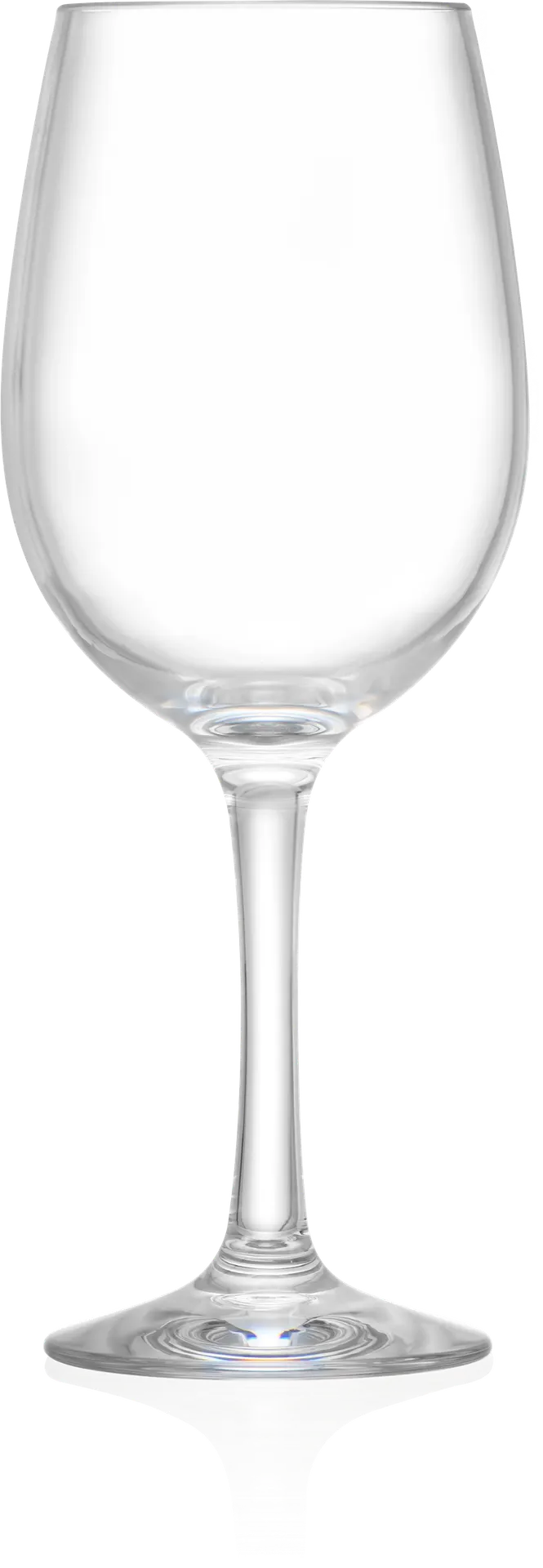 RAK Porcelain PLYNECWIN14 - Clear Polycarbonate Wine Glass 3.25" D x 8.5" H, 14 oz Barware - 24/Case